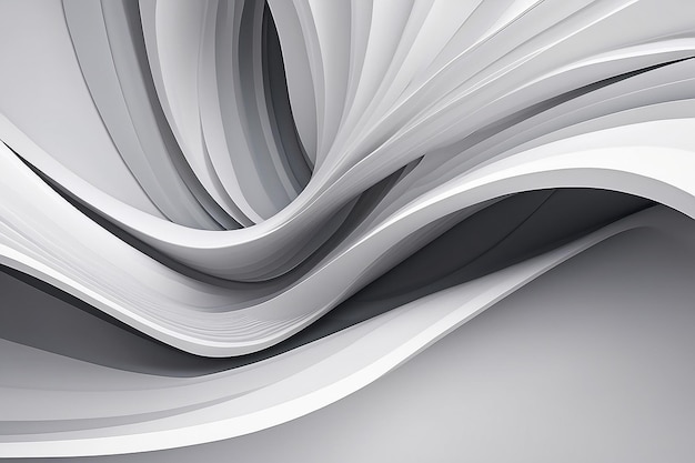 Wit grijs perspectief flow golven achtergrond Abstract creatief interieur Moderne zakelijke stijl