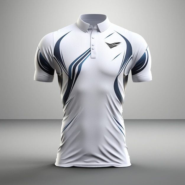 wit shirt sport trui ontwerp