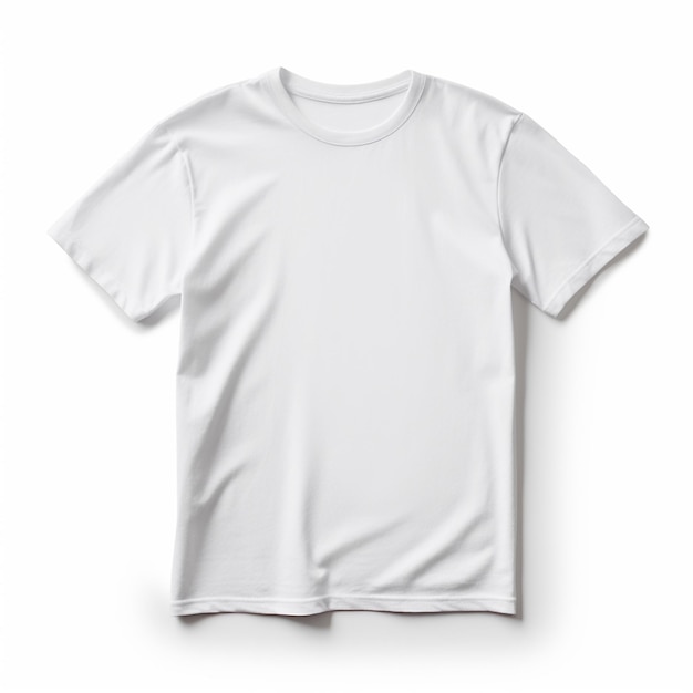 wit t-shirt mockup materiaal