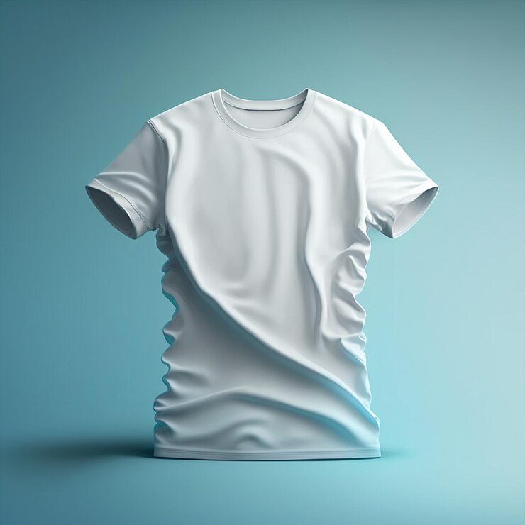 Wit t-shirt voor mockup
