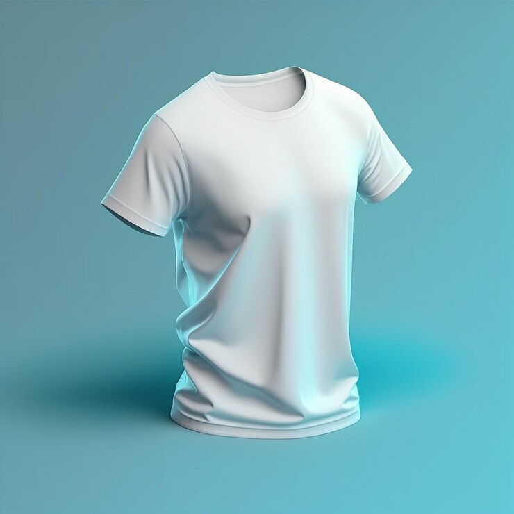 Wit t-shirt voor mockup
