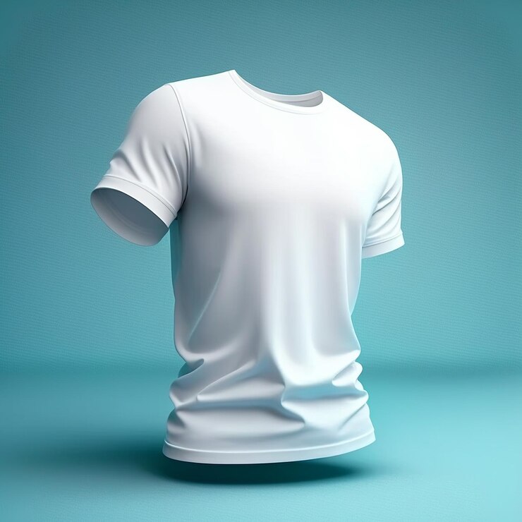 Wit t-shirt voor mockup