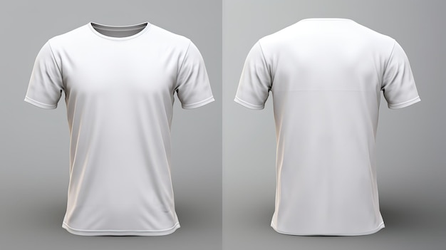 wit t-shirt voor uw ontwerpmodel