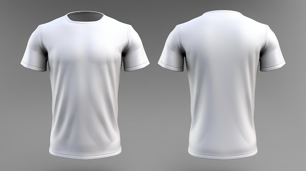 wit t-shirt voor uw ontwerpmodel