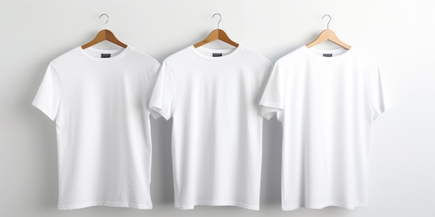 wit t-shirtmodel met witte achtergrond