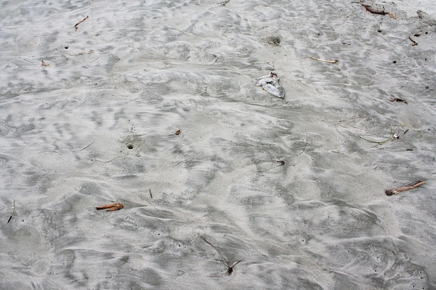 wit zand op het strand