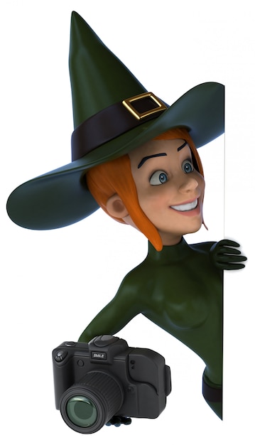 Witch animation