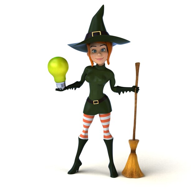 witch animation