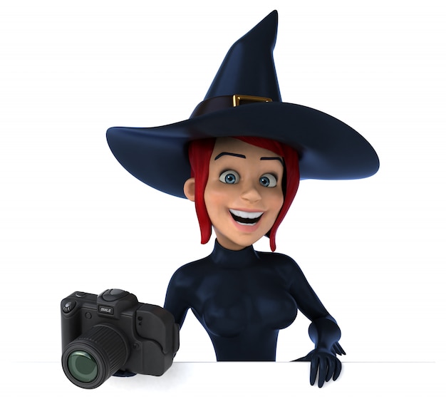 witch animation