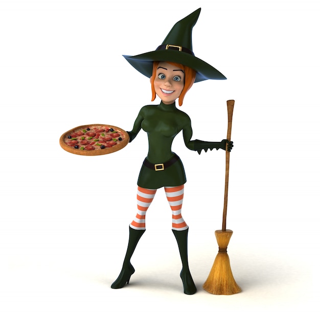 witch animation