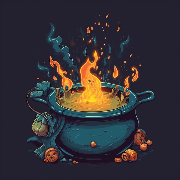 witch cauldron