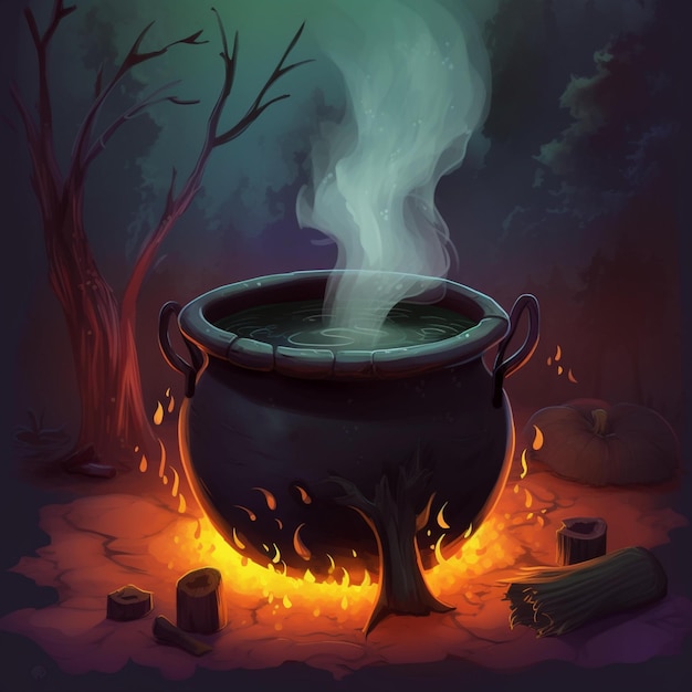 witch cauldron