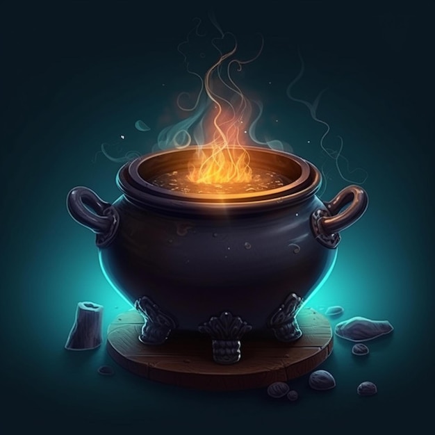 witch cauldron