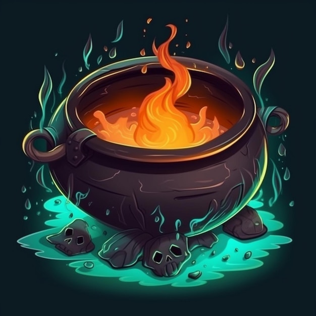 witch cauldron
