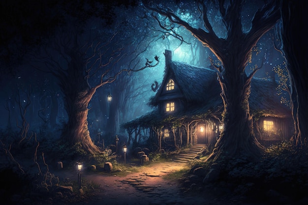 witch cottage witch house