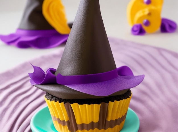 Witch hat cupcake