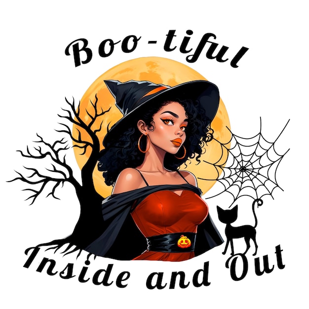 a witch is sitting in a spiderman  s hat and the witch is open and the cat is inside