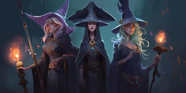 The witch's apprentices are a series of characters from the game witch's apprentice.