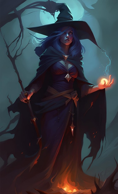 Premium Photo | The witch