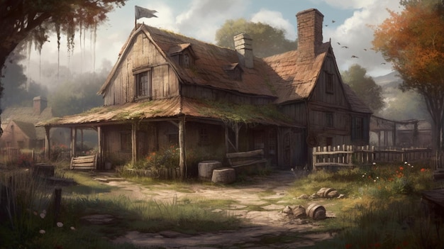 Premium Photo | The witcher 3 : wild hunt - concept art