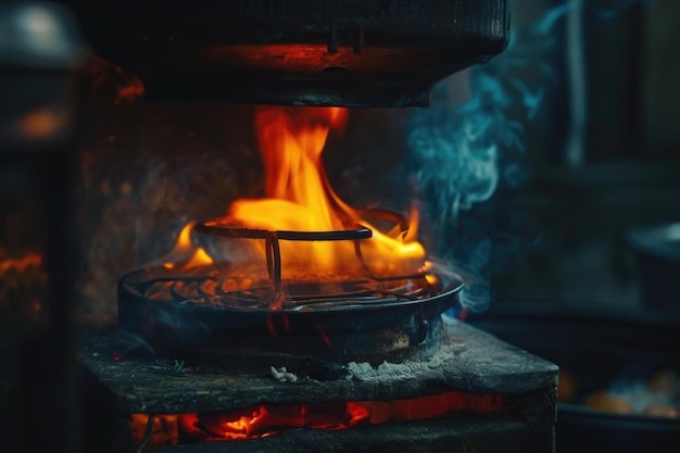 Witness The Dynamic Performance Of A Gas Stove