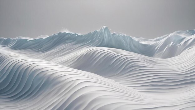 Witte achtergrond 3D rendering golven vormen achtergrond textuur schone witte achtergrond afbeeldingen jpg