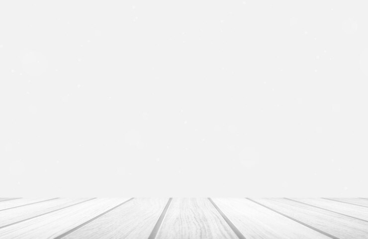 Witte achtergrond voor producten op houten tafel