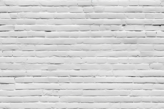 Foto witte bakstenen muur naadloze textuur
