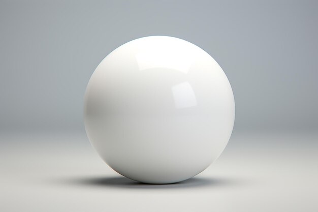 Foto witte ballen op een witte achtergrond 3d-rendering 3d-illustratie