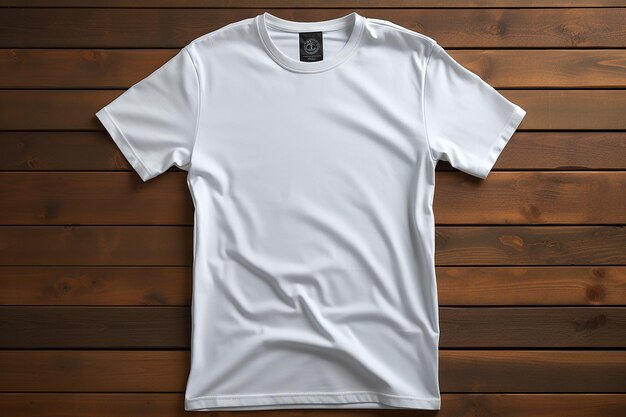 witte blanco t-shirt sjabloon mockups a voor geanodiseerd aluminium