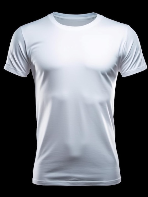 Witte blanke T-shirt mockup foto realistisch