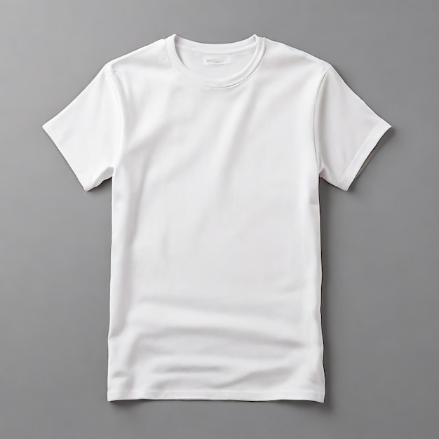 Witte blanke T-shirt mockup ontwerp sjabloon voor reclame mannen geïsoleerde korte mouw dragen voor