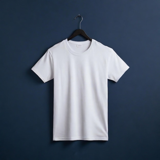 Witte blanke T-shirt mockup ontwerp sjabloon voor reclame mannen geïsoleerde korte mouw dragen voor