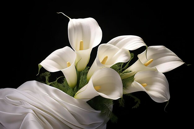 Witte bruiloft natuur lelie schoonheid bloesem plant bloem flora calla