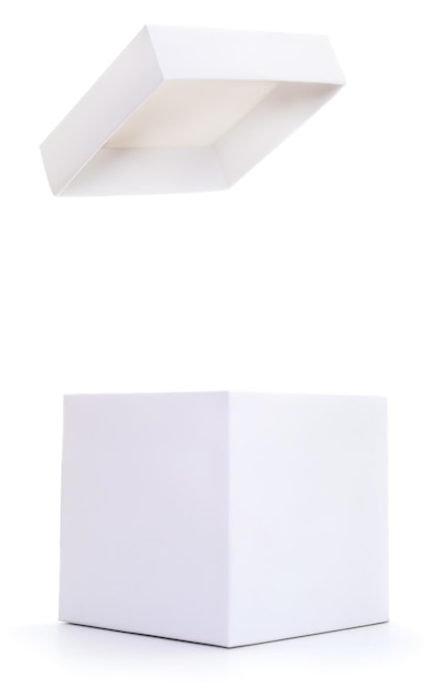 Witte cadeau doos