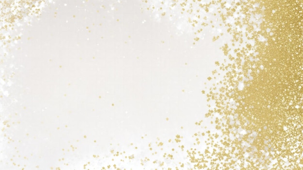 Foto witte en gouden folie glittertextuur achtergrond