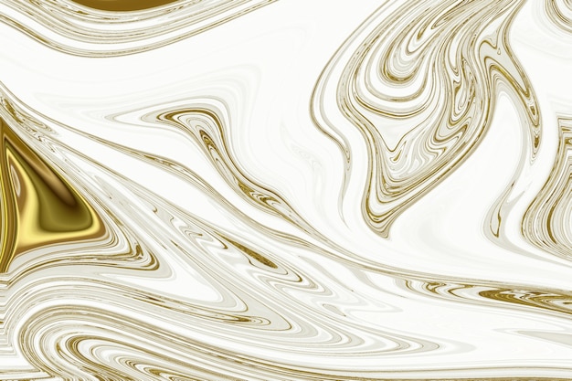 Witte en gouden marmeren abstracte achtergrond