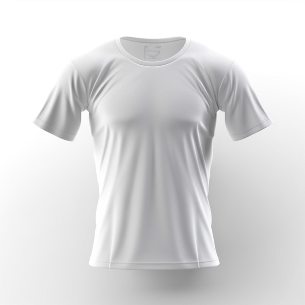 Witte heren tshirt geïsoleerde mockup