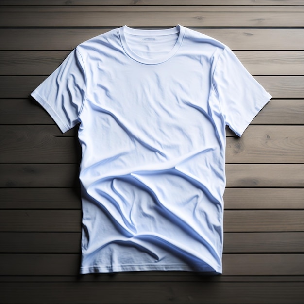 Witte katoenen T-shirt mockup tshirt mockup