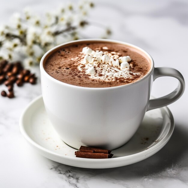 Witte kopje zwarte koffie geïsoleerd op een witte achtergrond met uitknippad