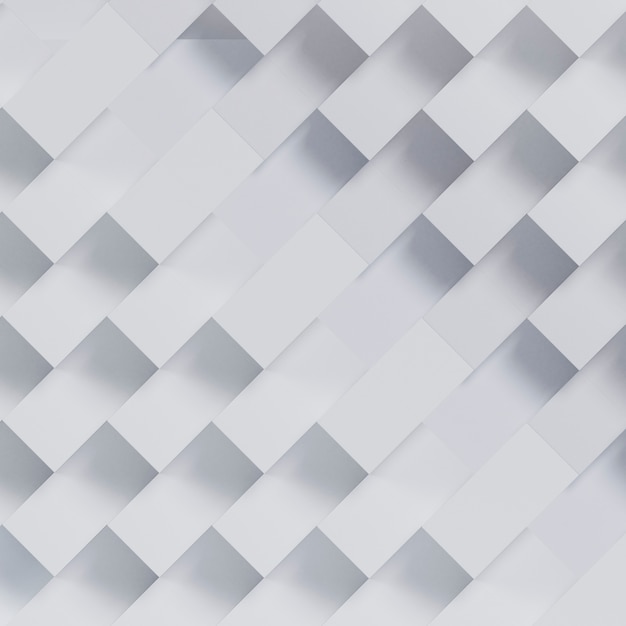 Witte kubussen 3D achtergrond