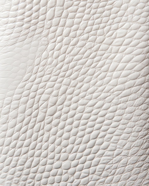 Witte lederen close-up textuur platte achtergrond