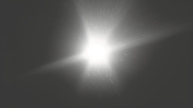 Foto witte lensflare overlay