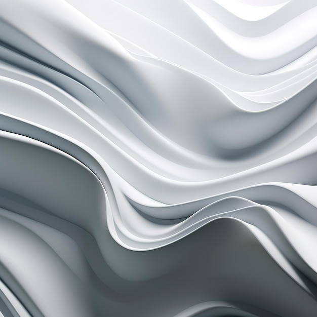 Witte naadloze textuur Golvende achtergrond Interieur wanddecoratie 3D interieur wandpaneel patroon w