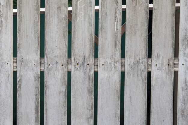 Foto witte oude houten hek achtergrond