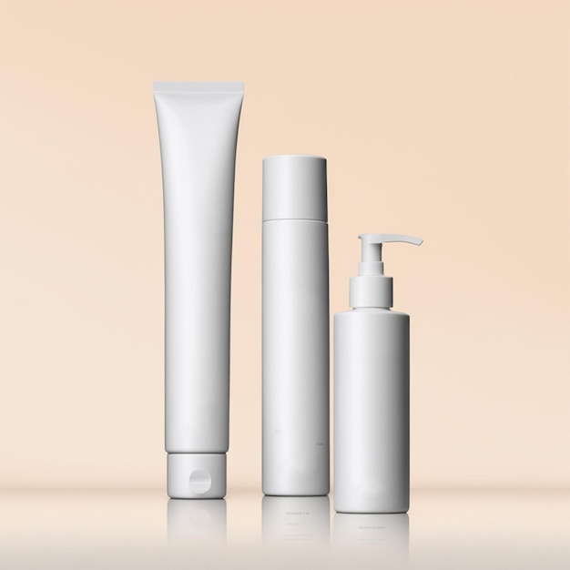 Witte productmockupbeelden
