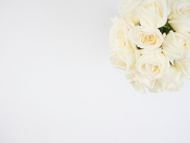 Witte rozen bloemen