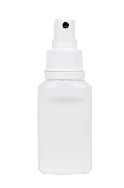 Foto witte spray plastic fles