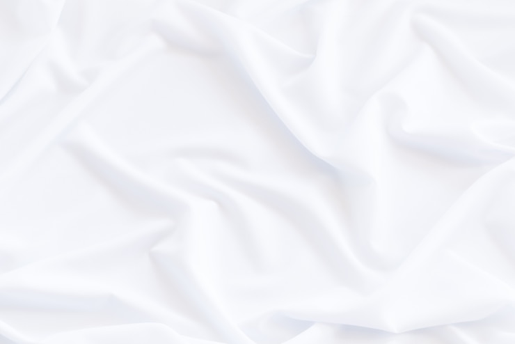 Foto witte stoffenachtergrond en textuur