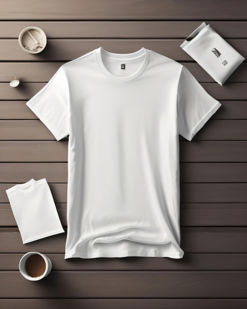 witte t-shirt mockup